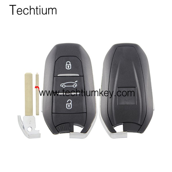 307 blade 3 button remote key shell for Citroen